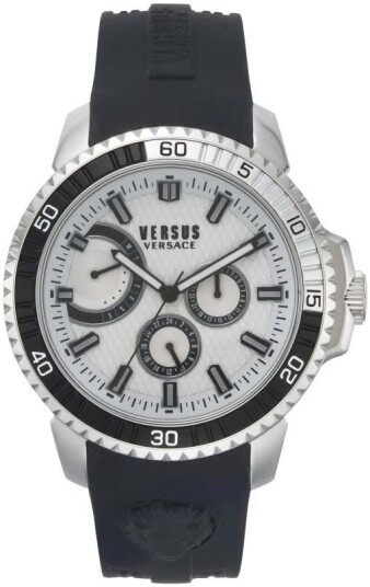 Versus by Versace Herreklokke VSPLO0119 Aberdeen Hvit/Gummi Ø45 mm Versus by Versace Herreklokke VSPLO0119 Aberdeen Hvit/Gummi Ø45 mm