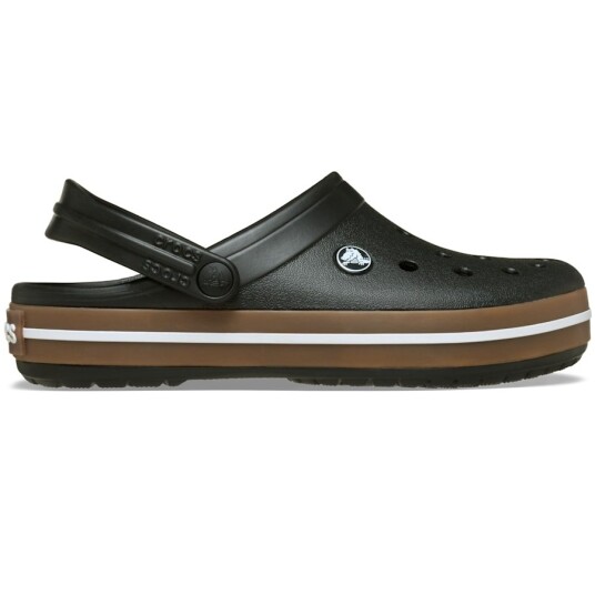 Crocs Unisex Crocband Gum Clog Black 41 42