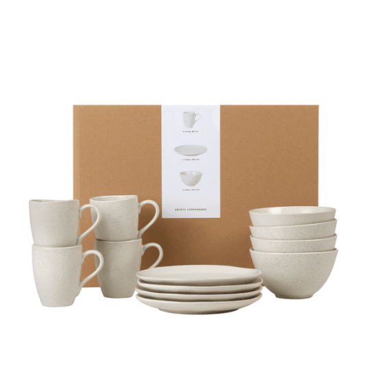 Broste Copenhagen Nordic Vanilla frokostservise 12 deler