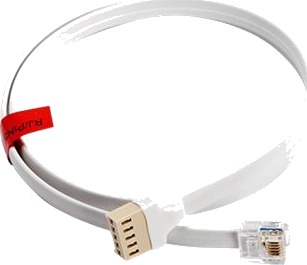 Satel Rj/Pin5 Pin-5 Rj Hvit