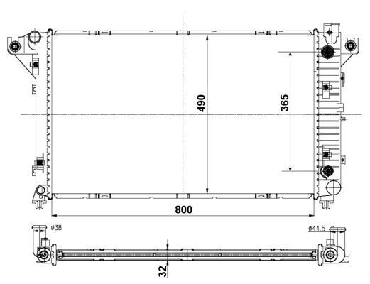 Radiator NRF 50248 Radiator NRF 50248