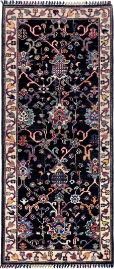 Orientalsk Teppe   Chaman Rug Hand Knotted   63 x 150 cm Størrelse: 63 x 150 cm
