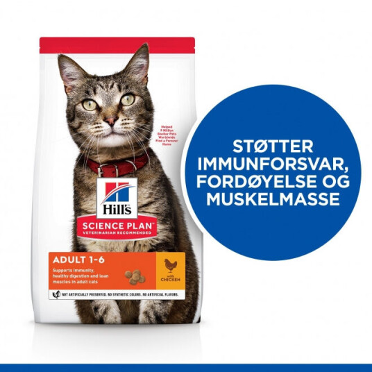 Hill's Science Plan Kattemat Voksen Kylling Tørrfôr 7 kg