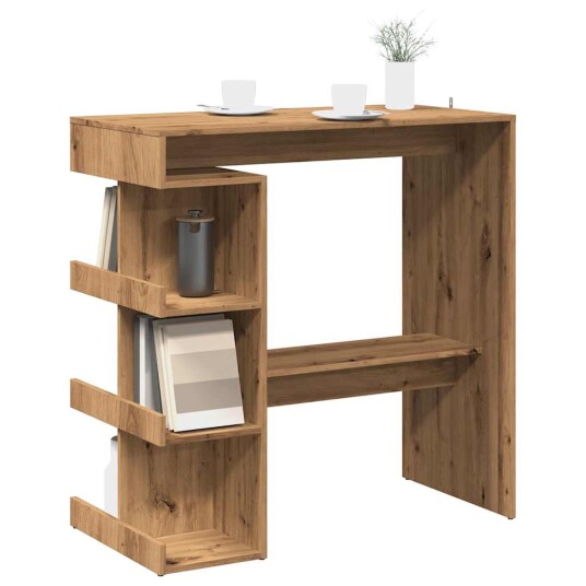  Barbord med oppbevaring artisan eik 100x48x101,5 cm 8721158441089