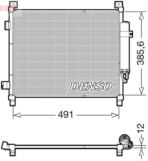 Kondensator DENSO DCN46031 Kondensator DENSO DCN46031