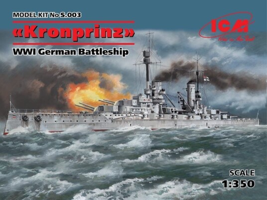 ICM 1/350 WWI German Battleship Kronprinz ICM 1/350 WWI German Battleship Kronprinz