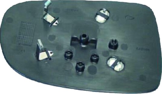 DIEDERICHS 1813227 Speilglass, ytterspeil