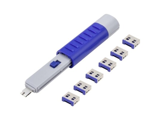 Renkforce Rf-4714586 Usb-Port Sæt Med 6 Stk. Sølv, Blue Inkl. 1 Nøgle Renkforce Rf-4714586 Usb-Port Sæt Med 6 Stk. Sølv, Blue Inkl. 1 Nøgle