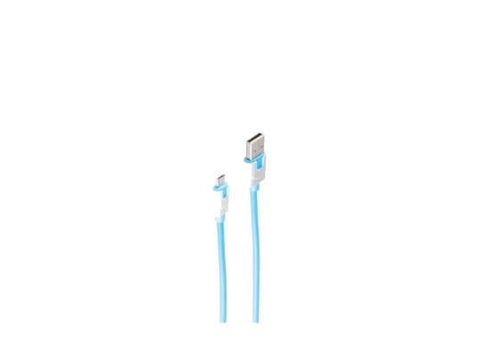 Shiverpeaks Bs14-50013, 2 M, Usb A, Micro-Usb B, Usb 2.0, 0,48 Gbit/S, Blå