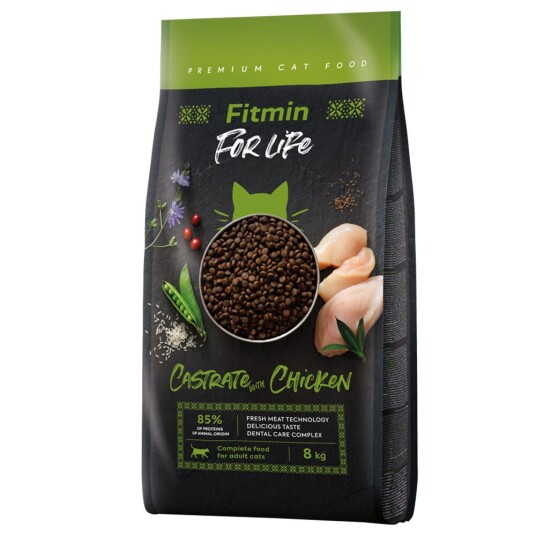 Fitmin Cat For Life Kastrat Kylling 8 kg Fitmin Cat For Life Kastrat Kylling 8 kg