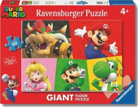 Ravensburger Gulvpuslespill 60 Brikker Super Mario Ravensburger Gulvpuslespill 60 Brikker Super Mario