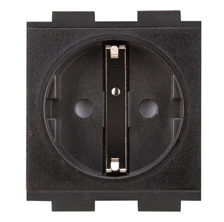 Crestron Electronics Crestron FT2A PWR EU series FT2A PWR EU 1 BASIC power socket outlet European "Schuko" power outlet module single 1 gang 1 power socket black Crestron Electronics Crestron FT2A PWR EU series FT2A PWR EU 1 BASIC power socket outlet European "Schuko" power outlet module single 1 gang 1 power socket black