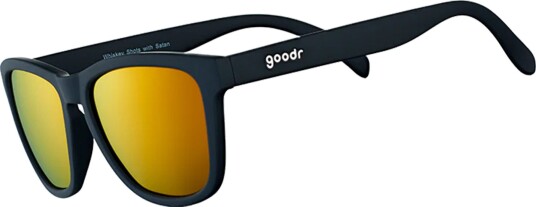 Goodr Sunglasses Whiskey Shots With Satan Black OneSize