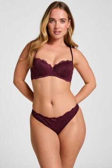 Hunkemöller G streng Marine Lilla