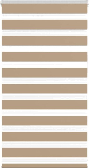 Sebragardin sandbrun 80x100 cm stoff bredde 75,9 polyester