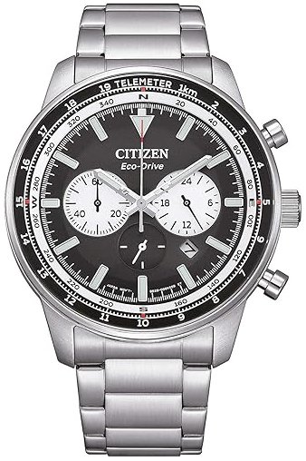 Citizen Herreklokke CA4500 91E Aviator Grå/Stål Ø44 mm Citizen Herreklokke CA4500 91E Aviator Grå/Stål Ø44 mm