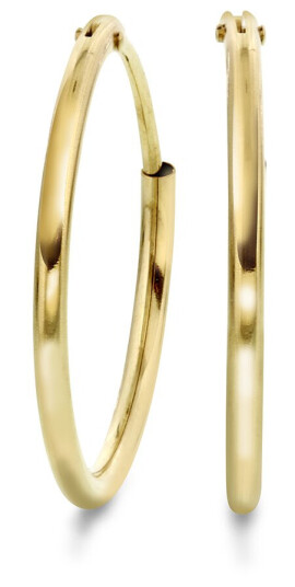 Pan Jewelry, Klassiske øreringer i 585 gult gull