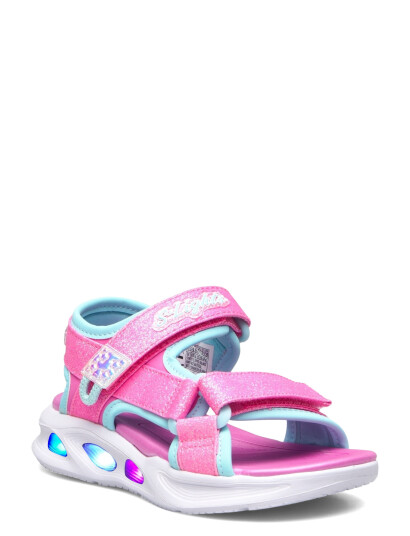 Skechers Girls Sola Glow Sandal - Pink - 27