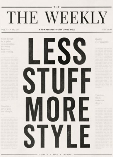 Plakat Moderne stil design
