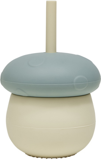 OYOY Mushroom kopp Offwhite-blue