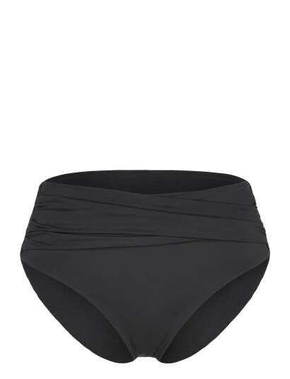 Seafolly S.collective High Waist Wrap Front Pant   Black   34