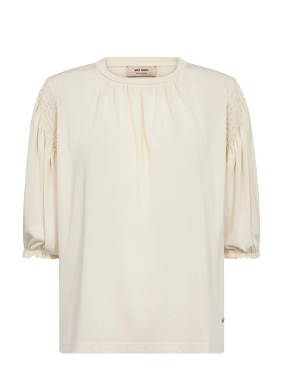 MOS MOSH Mmjewi 3/4 Sleeve O Neck Tee Cream S