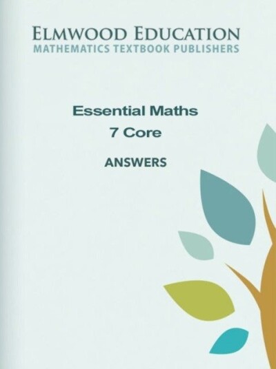 Essential Maths 7 Core Answers