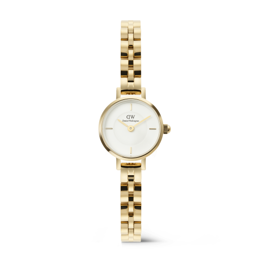 Daniel Wellington DW Watch Petite Mini Arch 3 link White Gold 19mm Rose Daniel Wellington DW Watch Petite Mini Arch 3 link White Gold 19mm Rose