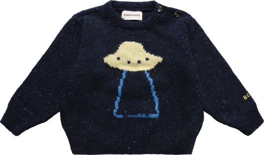 Bobo Choses Bobo Choses Pixel Abduction Jumper Navy 92