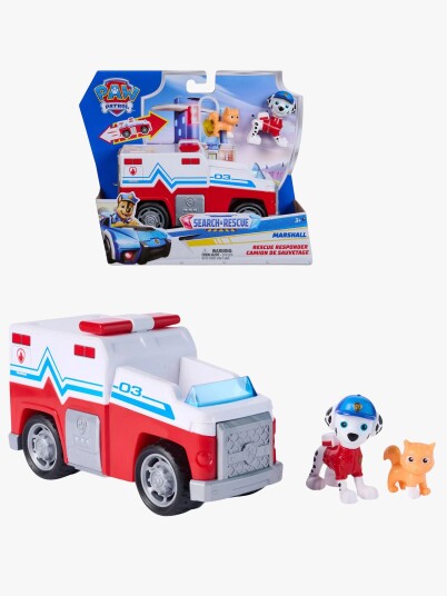 Paw Patrol Redningsbil med Marshall Figur - Søk og Redning Paw Patrol Redningsbil med Marshall Figur - Søk og Redning