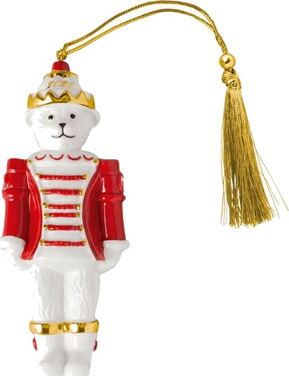 Villeroy & Boch Christmas Classic ornament teddy nøtteknekker 2026 gull