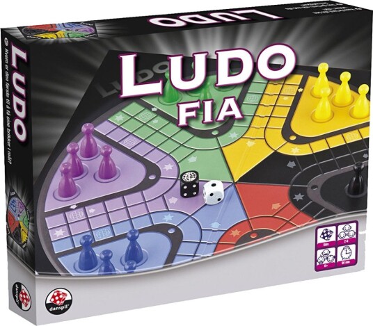 Ludo Brettspill 6+ År 4-6 Spillere