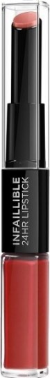 L"oreal Paris Infallible 24H Duo Lipstick And Lip Gloss 2 I 1 506 Red Infaillible 5Ml L"oreal Paris Infallible 24H Duo Lipstick And Lip Gloss 2 I 1 506 Red Infaillible 5Ml