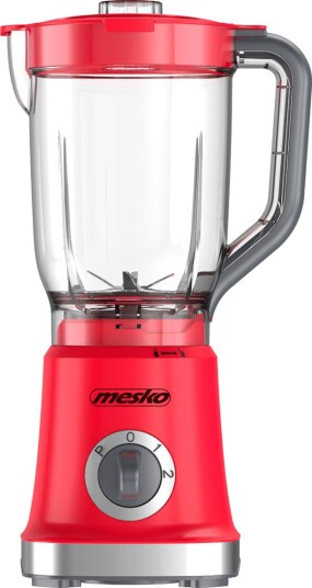 Mesko blender med pulsfunksjon 500W (1,8 liter) Rød