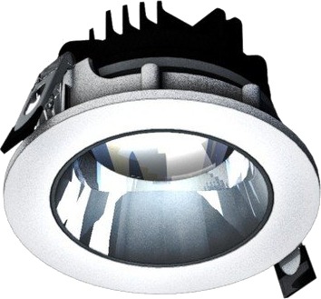 Modell S Downlight Justerbar Retning 8W 30° 95x45 mm Hvit Uten Lyskilde