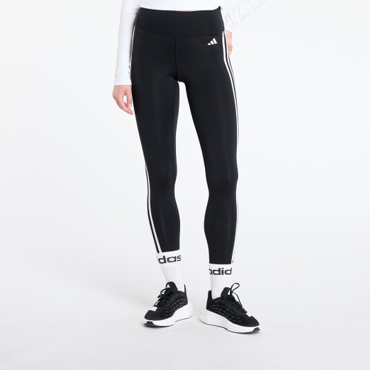adidas Sport Performance - Treningstights Train Essential 3-stripes High-waisted 7/8 Leggings - Svart