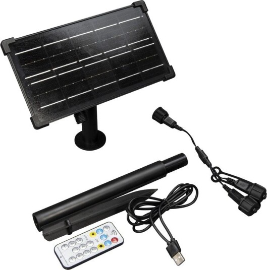 Batteriboks med Solpanel Konstsmide