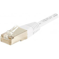 Patchkabel F/Utp Cat.6 Hvit 3,0 M Patchkabel Med Spesielt Smal Knekkbeskyttelse (853814)