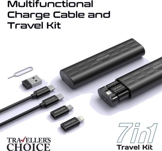 Promate Usb-C Til Microusb-Kabel 0,3 M Svart 6959144066486