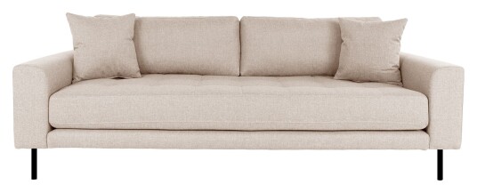House Nordic Lido 3 Personers Sofa, Beige m. to puter Unoliving