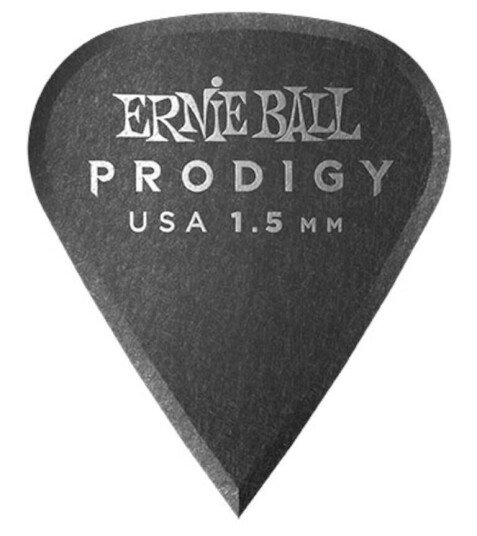 Ernie Ball Eb-9335 Sharp 1.5mm Bk 6-Pakning, Svart Ernie Ball Eb-9335 Sharp 1.5mm Bk 6-Pakning, Svart