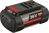 Bosch 36V 2Ah Li-Ion Batteri til Elektroverktøy Bosch 36V 2Ah Li-Ion Batteri til Elektroverktøy