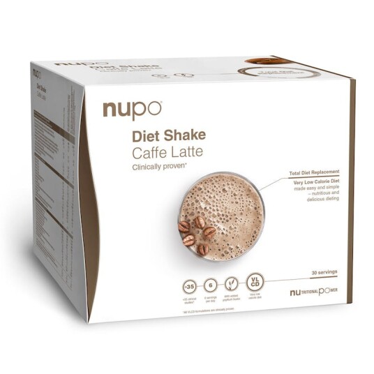 Nupo Kickstart Diet Shake Value Pack Caffe Latte 960 g Slankekur