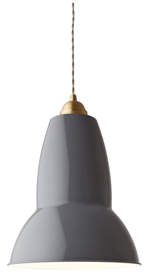 Anglepoise Original 1227 Brass Maxi Pendant Elephant Grey