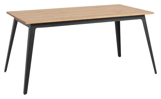 Loft24 Macon spisebord 160 cm, natur/svart 1743817-02-0 1743925-01-0 Loft24 Macon spisebord 160 cm, natur/svart 1743817-02-0 1743925-01-0
