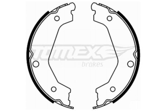 Bremsesko sett TOMEX Brakes TX 21 88