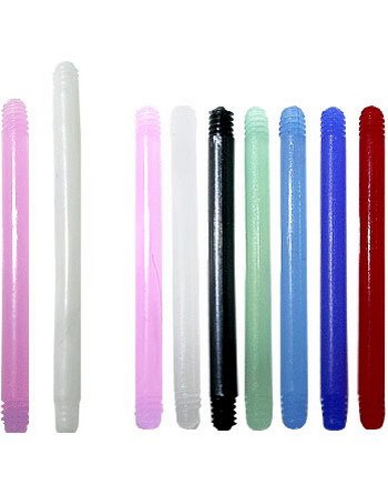 Utgått 19 x 16 mm Rett Lyseblå Bioplast stenger