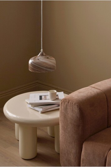 Ellos Home Taklampe Marbella Brun