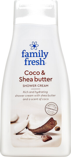 Family Fresh Coco & Shea Butter Shower Cream 500 ml Family Fresh Coco & Shea Butter Shower Cream 500 ml