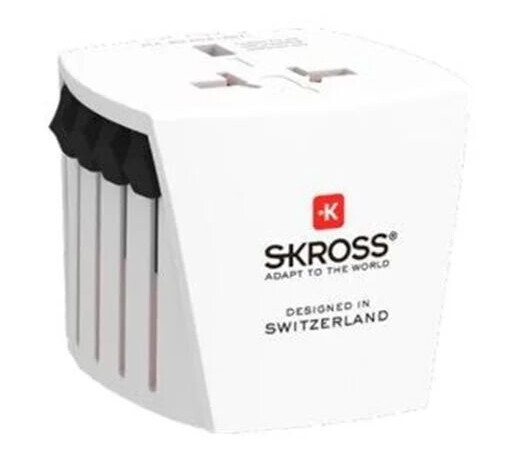 SKROSS MUV Micro Universell Reiseadapter Hvit 100-250V 2,5A SKROSS MUV Micro Universell Reiseadapter Hvit 100-250V 2,5A